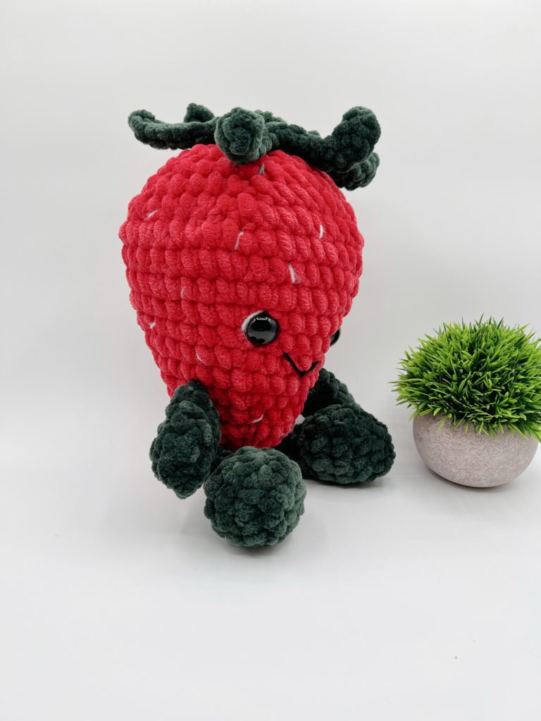 Strawberry buddy crochet pattern